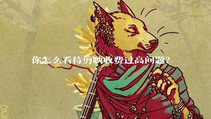 你怎么看待剪映收费过高问题?